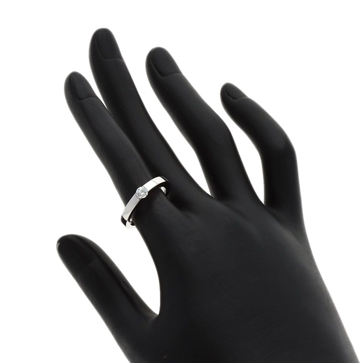 Cartier Date with Diamond 50 Ring 18K White Gold — view 6