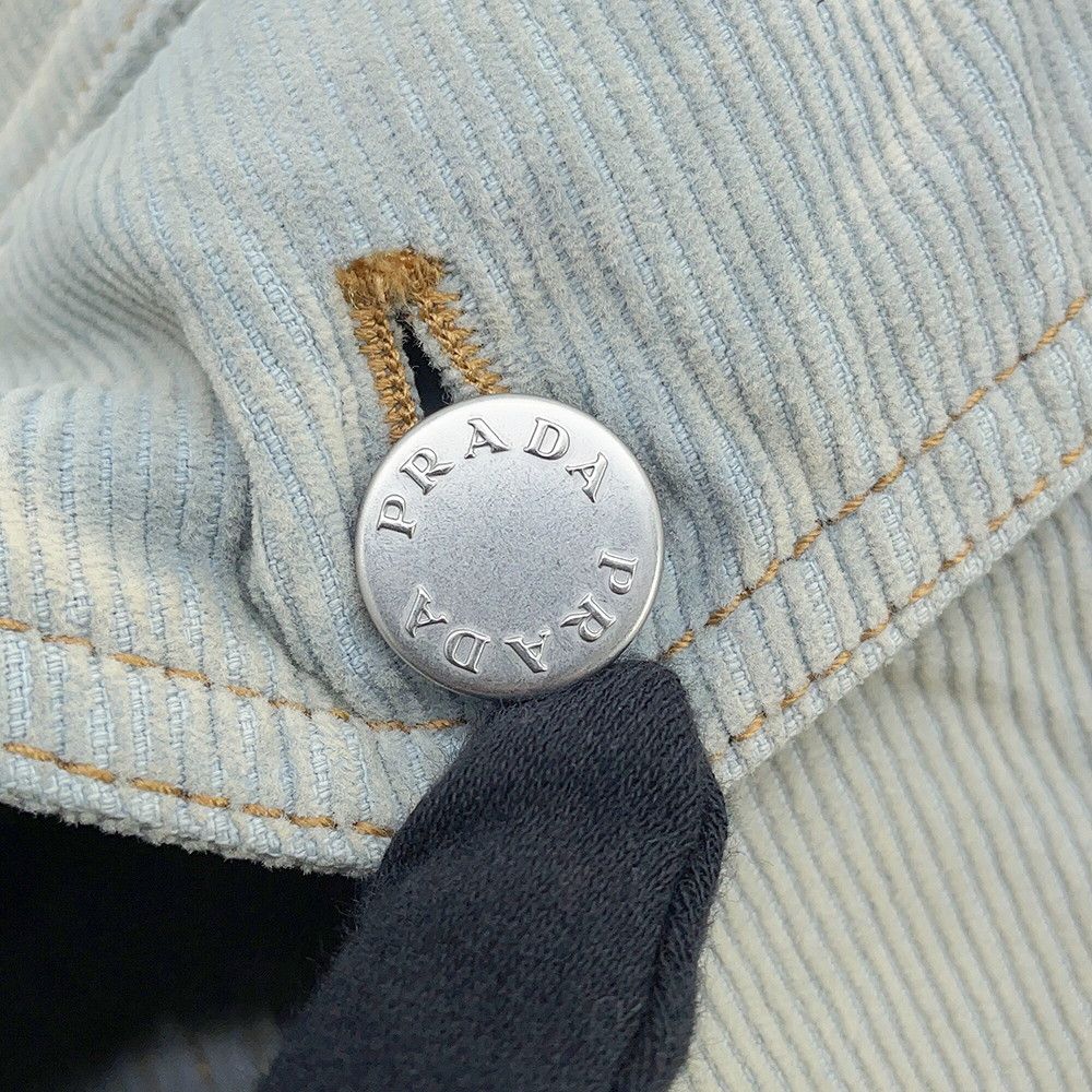 Prada Jacket Corduroy Blue — view 6