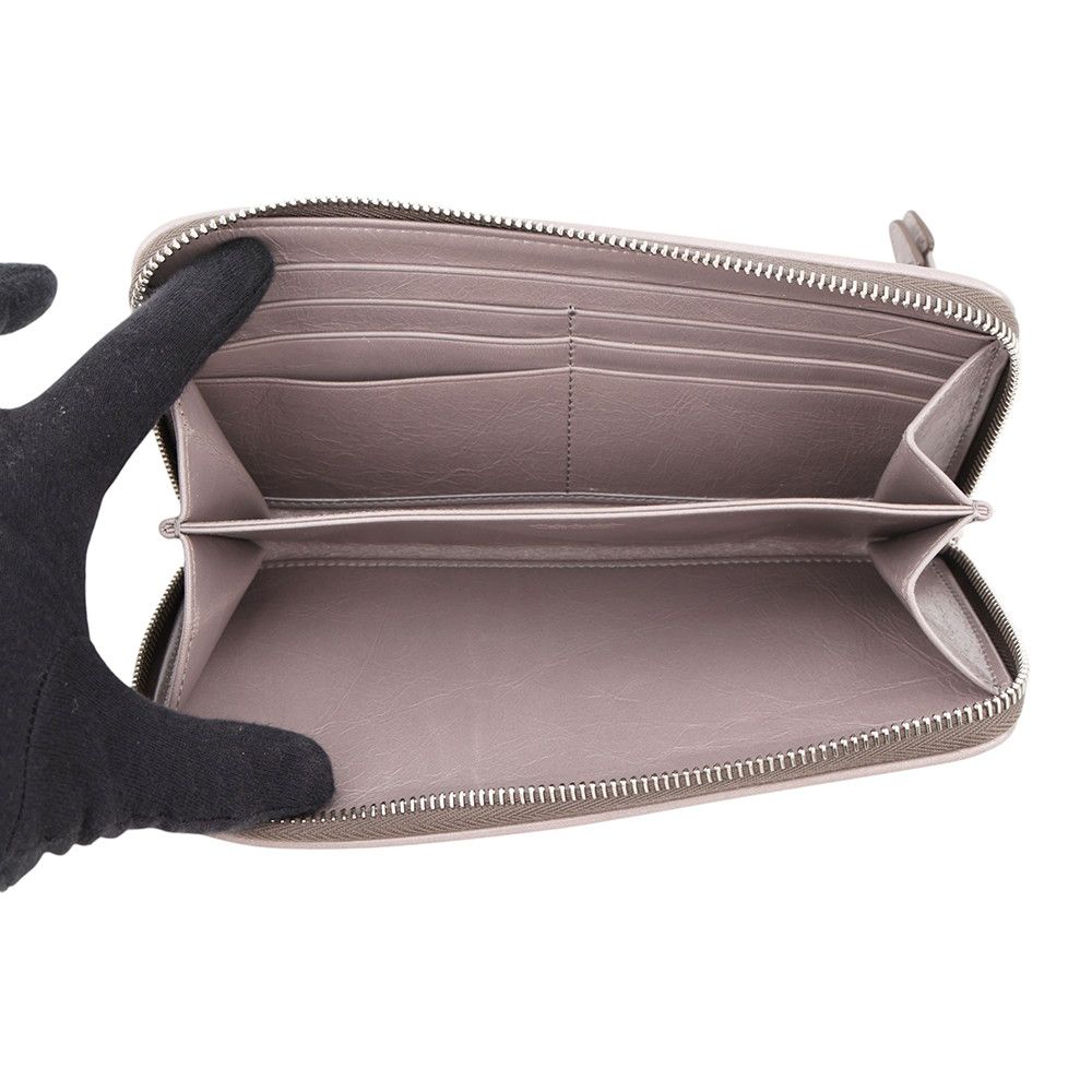 Prada Wallet Triangle Logo Zip Around — view 4