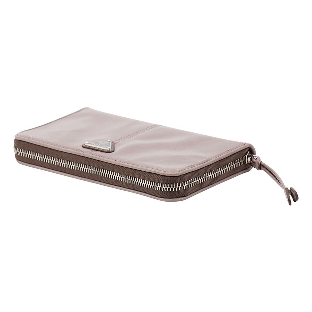 Prada Wallet Triangle Logo Zip Around — view 2