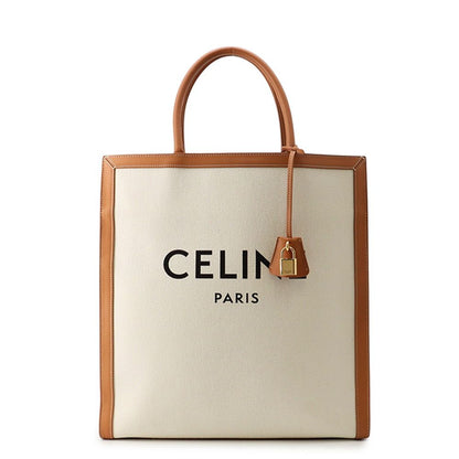 Celine Tote Bag Vertical Cover Canvas