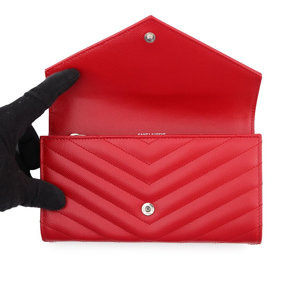 Saint Laurent Paris Wallet Cassandra Matelasse Large Flap Leather — view 4