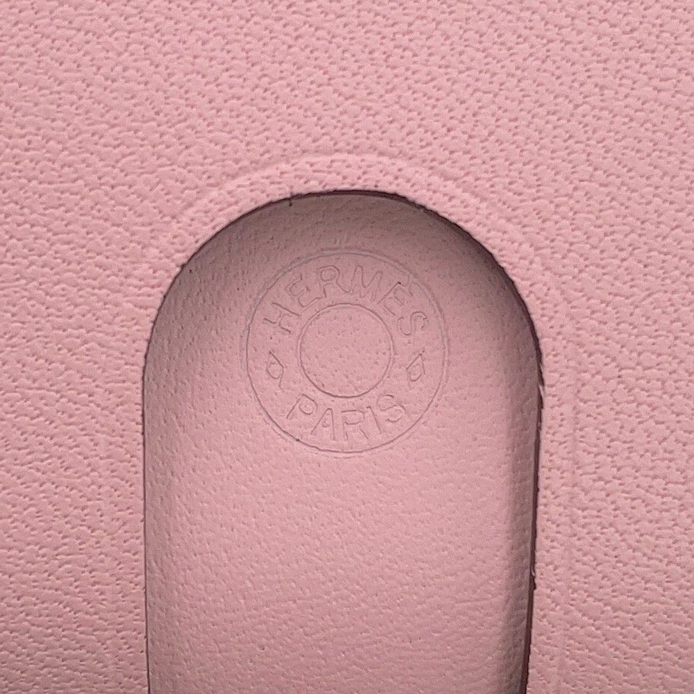 Hermes Earphones Case Airpods Pro 2 Verso Rose Sakura Mint Silver Swift — view 8