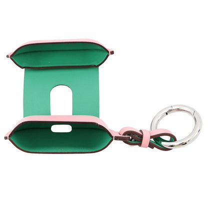 Hermes Earphones Case Airpods Pro 2 Verso Rose Sakura Mint Silver Swift — view 4