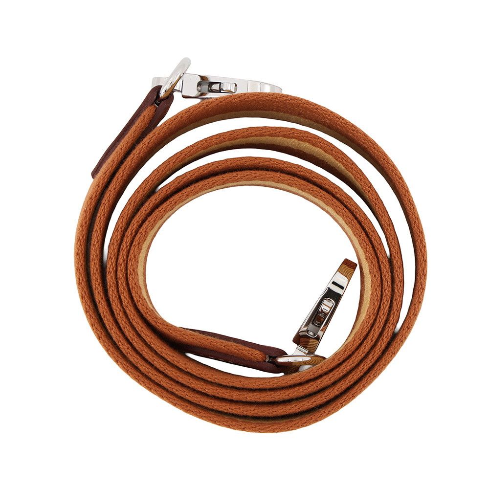 Hermes Shoulder Strap Bandouliere Sangle Kazak 25 Gold Paille Silver — view 3
