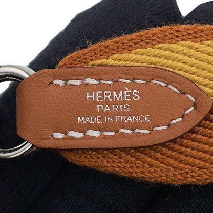 Hermes Shoulder Strap Bandouliere Sangle Kazak 25 Gold Paille Silver — view 7