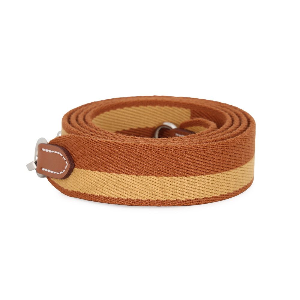 Hermes Shoulder Strap Bandouliere Sangle Kazak 25 Gold Paille Silver — view 2