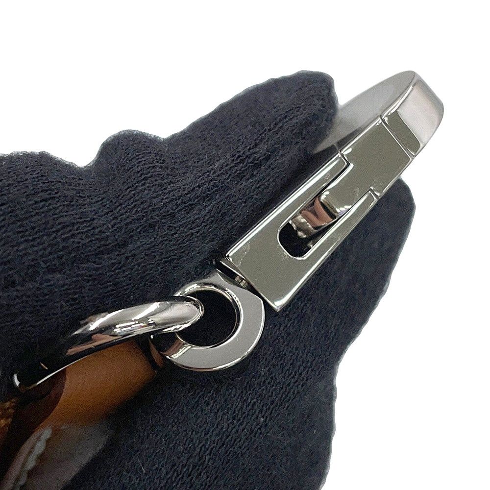 Hermes Shoulder Strap Bandouliere Sangle Kazak 25 Gold Paille Silver — view 6