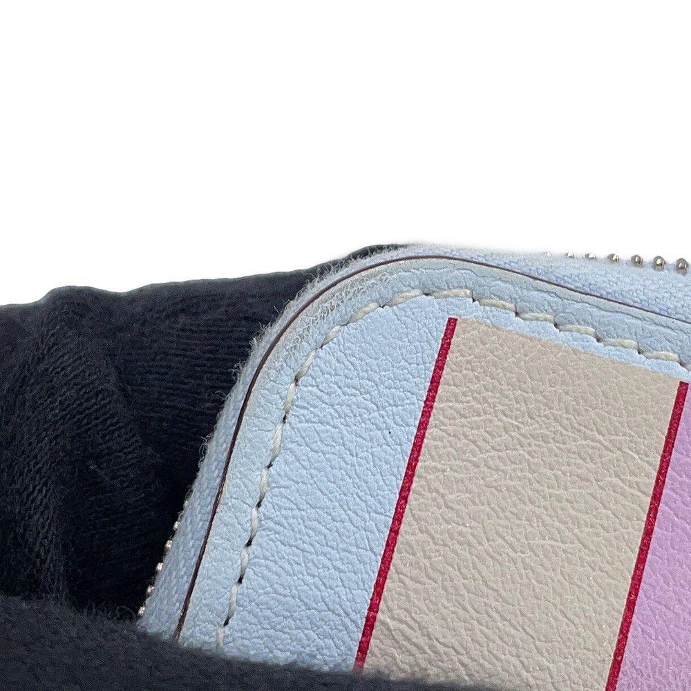 Hermes Wallet Azap Long Silk in la Patisserie Francaise Blue Brume Silver Swift — view 5