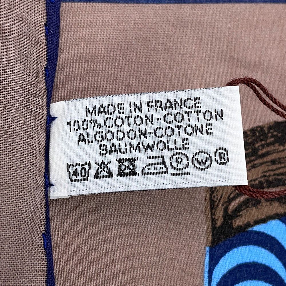 Hermes Handkerchief Garde Robe Pop Detail Cotton — view 5