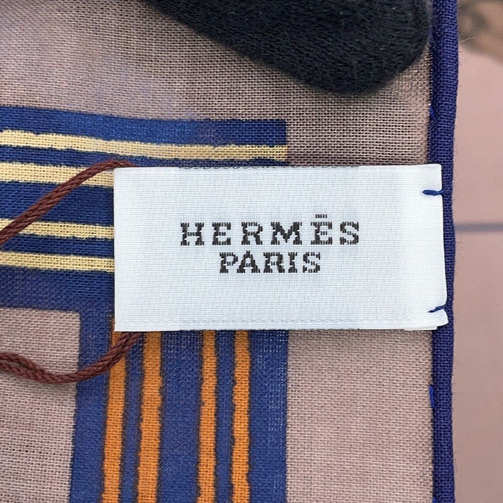 Hermes Handkerchief Garde Robe Pop Detail Cotton — view 4