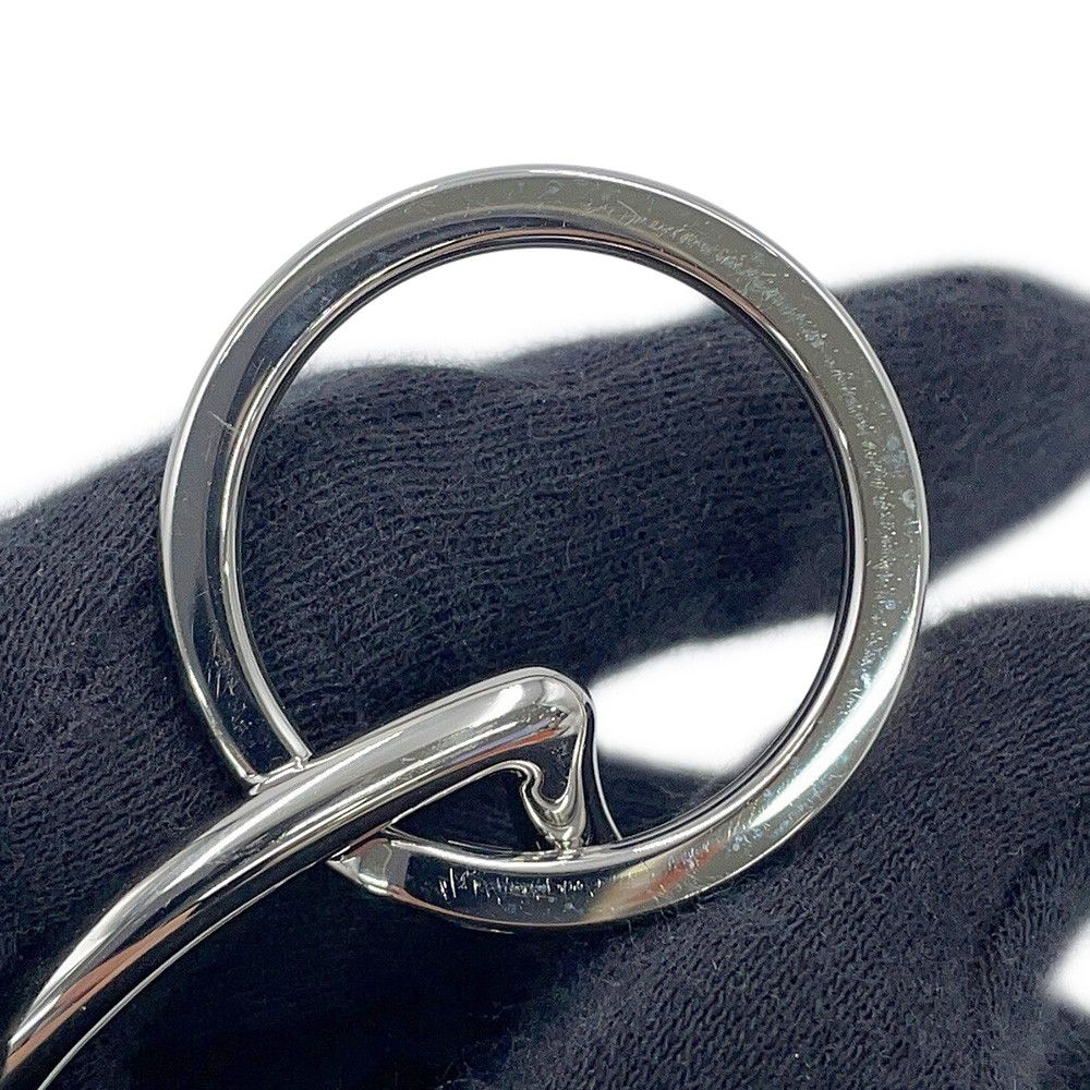 Hermes Key Holder Cheval Silver Key Ring — view 5