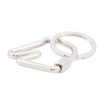 Hermes Key Holder Cheval Silver Key Ring — view 2