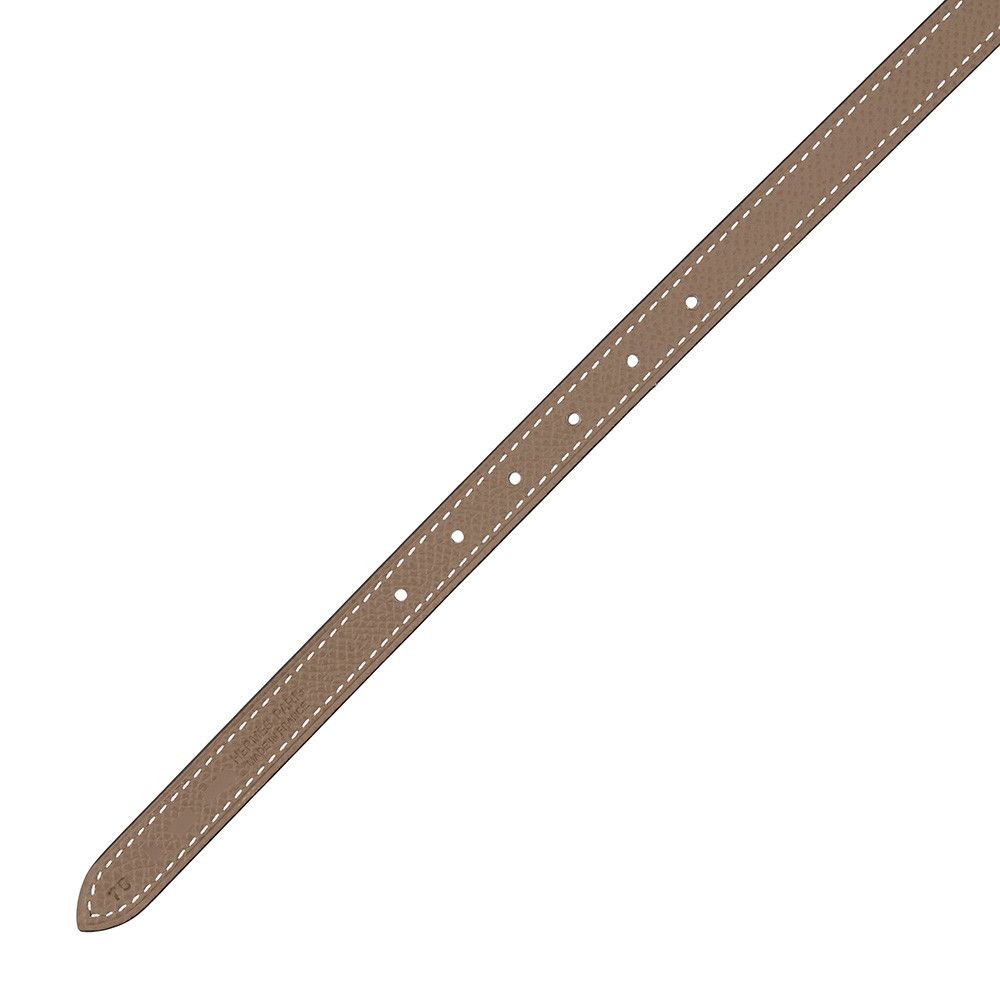 Hermes Belt Focus Mini Reversible 75 Black Etoupe Epsom Swift — view 7