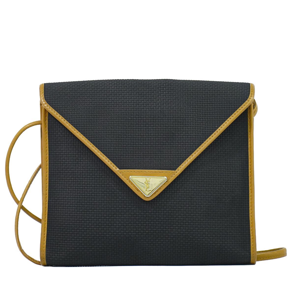 Saint Laurent YSL Shoulder Bag Pochette Black Second