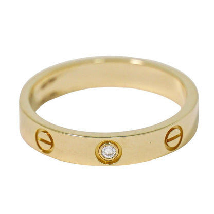 Cartier Love Diamond PG Ring 60 Pink Gold Second