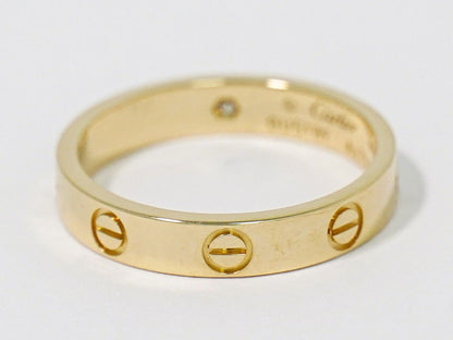 Cartier Love Diamond PG Ring 60 Pink Gold Second — view 3