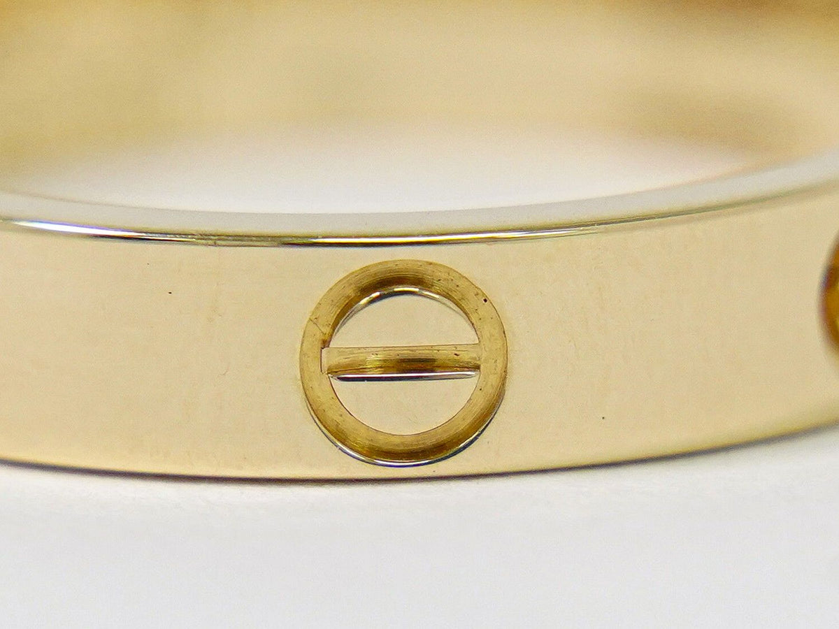 Cartier Love Diamond PG Ring 60 Pink Gold Second — view 7