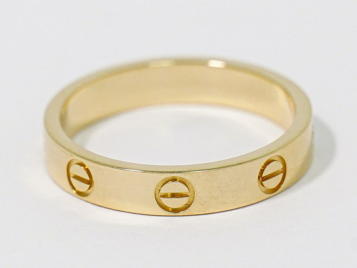 Cartier Love Diamond PG Ring 60 Pink Gold Second — view 4