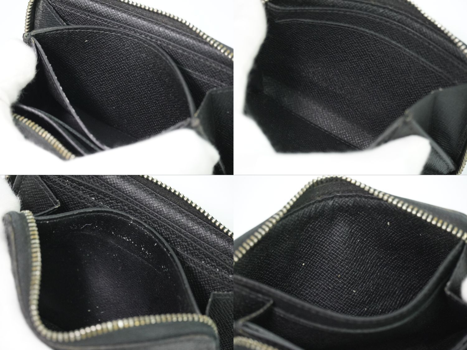 Louis Vuitton LV Zippy Coin Purse Damier Graphite Case Black Gray Wallet Second — view 8