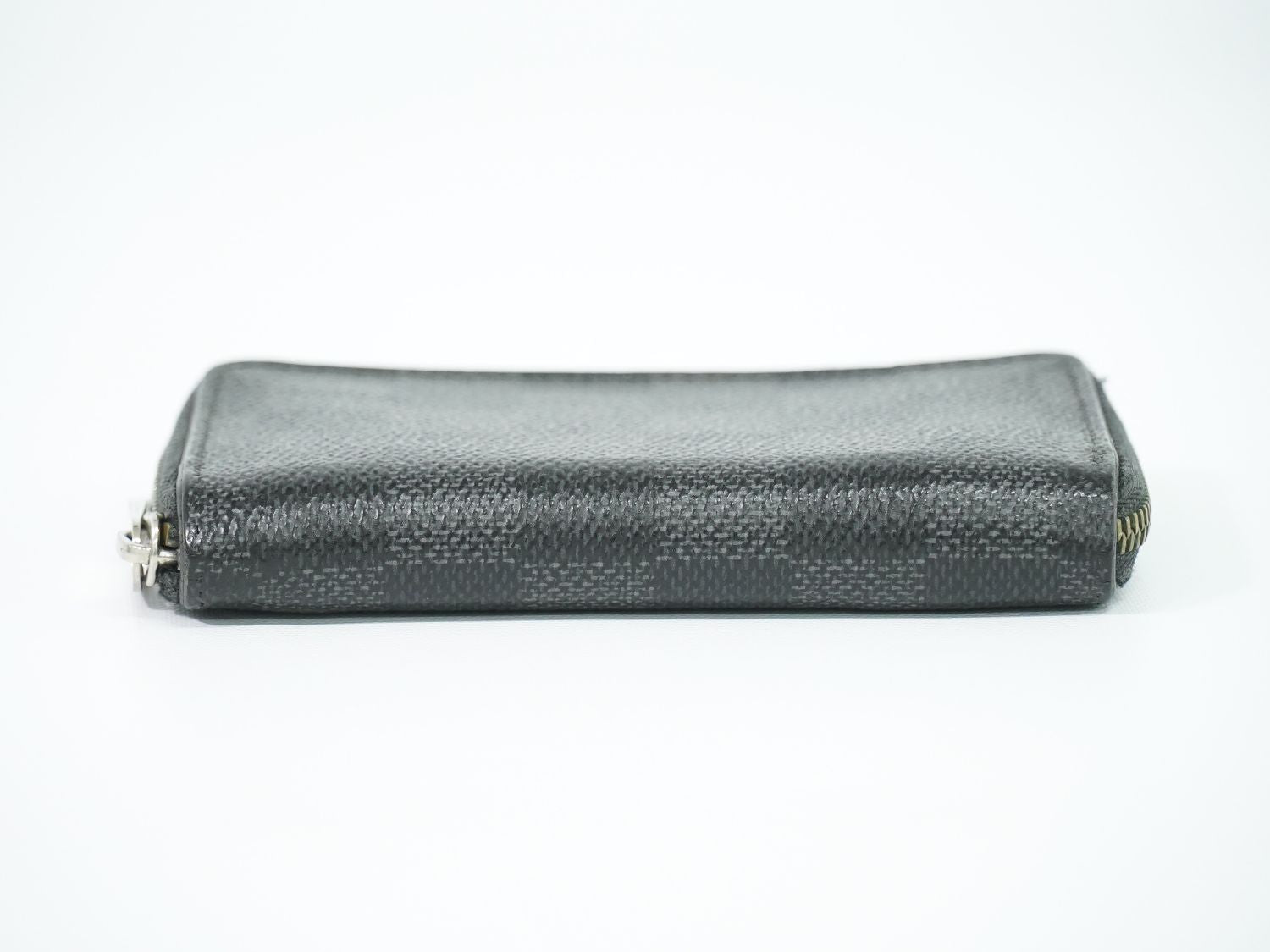 Louis Vuitton LV Zippy Coin Purse Damier Graphite Case Black Gray Wallet Second — view 3