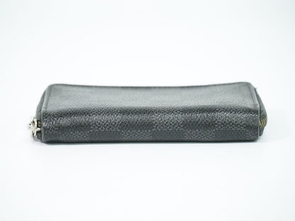 Louis Vuitton LV Zippy Coin Purse Damier Graphite Case Black Gray Wallet Second — view 3