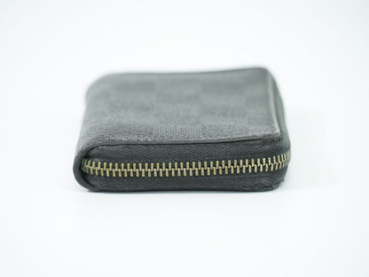 Louis Vuitton LV Zippy Coin Purse Damier Graphite Case Black Gray Wallet Second — view 4