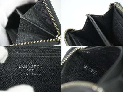 Louis Vuitton LV Zippy Coin Purse Damier Graphite Case Black Gray Wallet Second — view 9