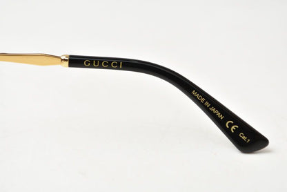Gucci Sunglasses Round Gold Black Gradient Lens Eyewear — view 5
