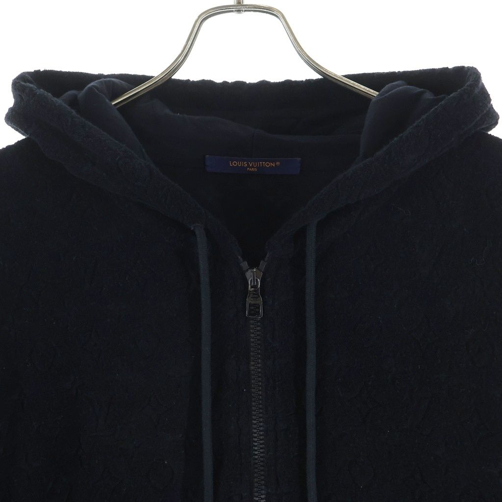 Louis Vuitton Monogram All Over Patternlogo Friends Ziphoodie Black Sweatshirt — view 3