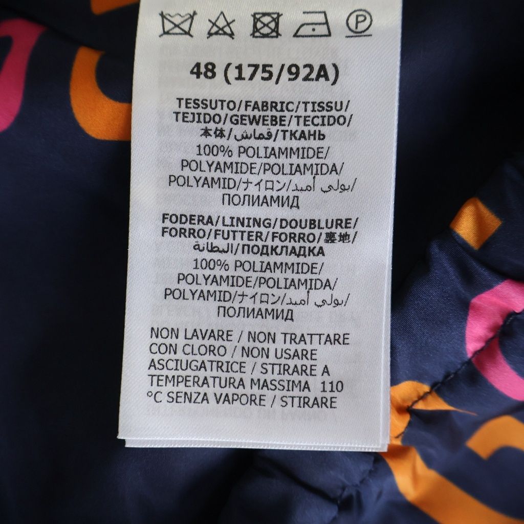 Gucci GG All Over Pattern Logo Nylon per Dead Ohlin Jacket Navy Multicolor Jacket — view 7