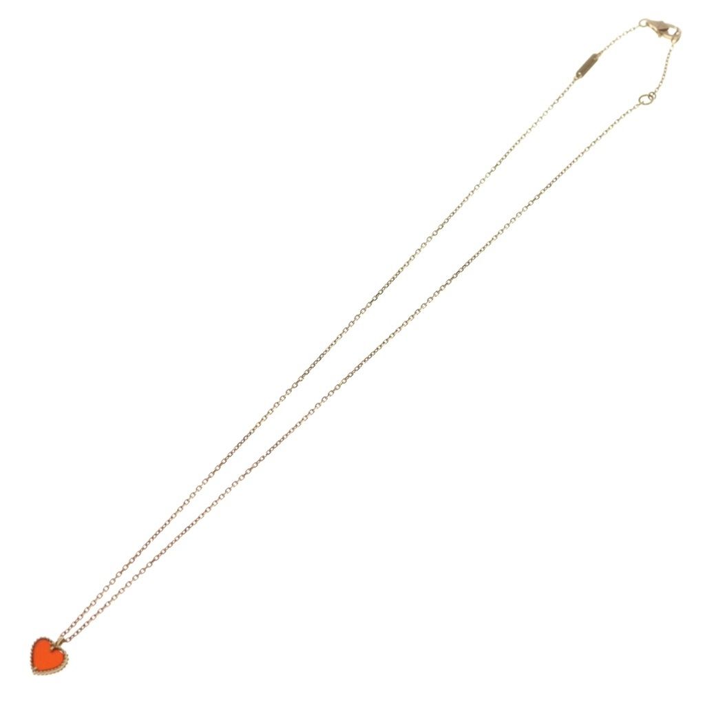 Van Cleef & Arpels Wi Heart Nerian Pendant Chain Pink Gold — view 2