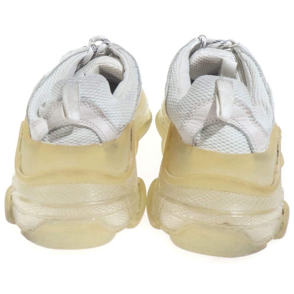 Balenciaga Triple S Calfskin Suup Low-Cut Sneakers White — view 3