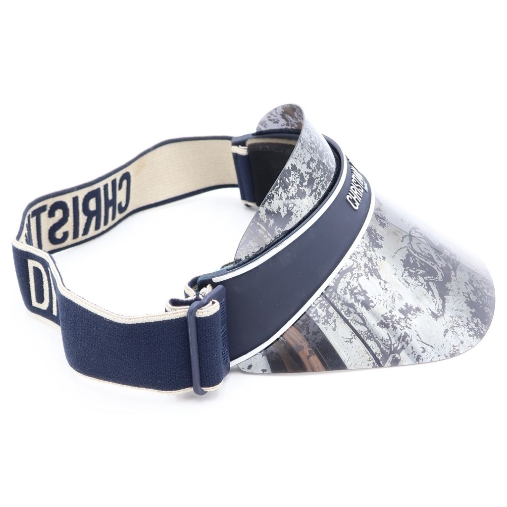 Dior Club V1u All Over Pattern Hat Navy — view 3