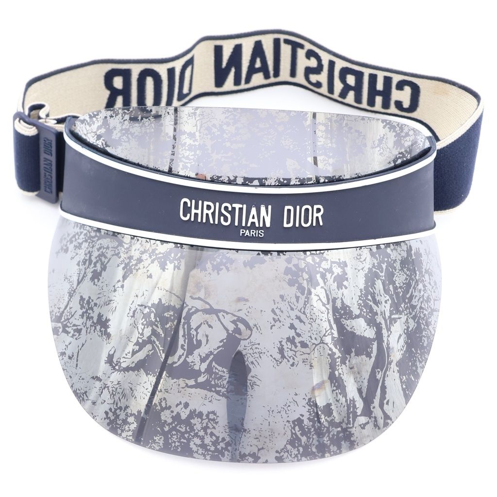 Dior Club V1u All Over Pattern Hat Navy — view 4
