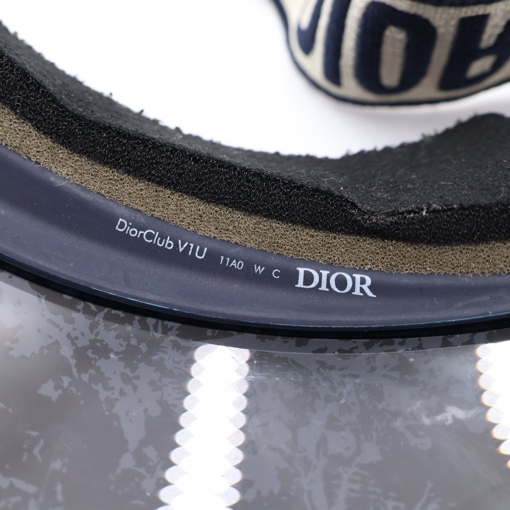 Dior Club V1u All Over Pattern Hat Navy — view 8