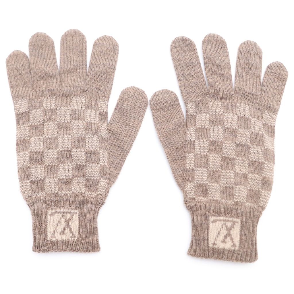 Louis Vuitton Damier Gloves Brown
