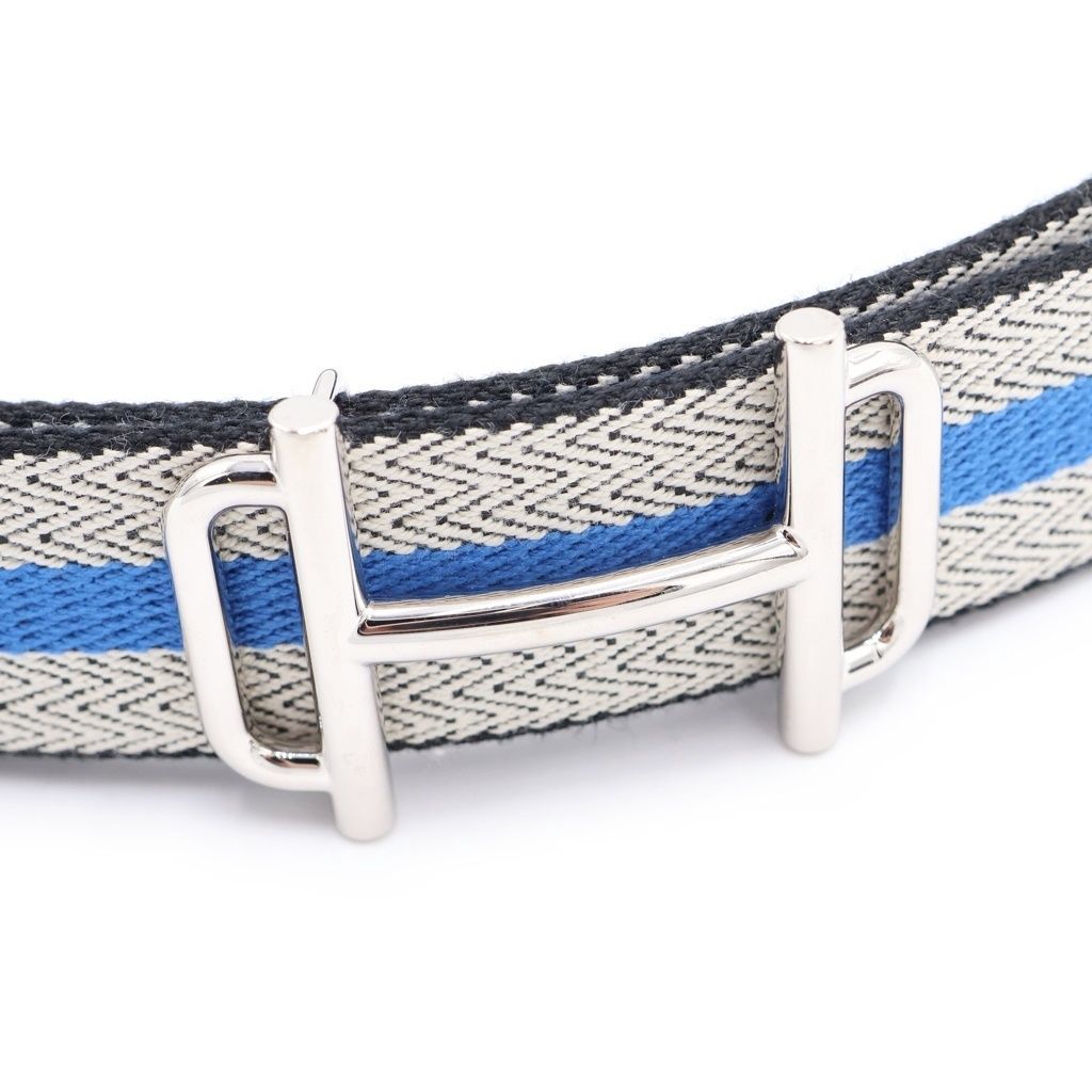 Hermes Wire Canvas Belt Bicolor RG — view 4