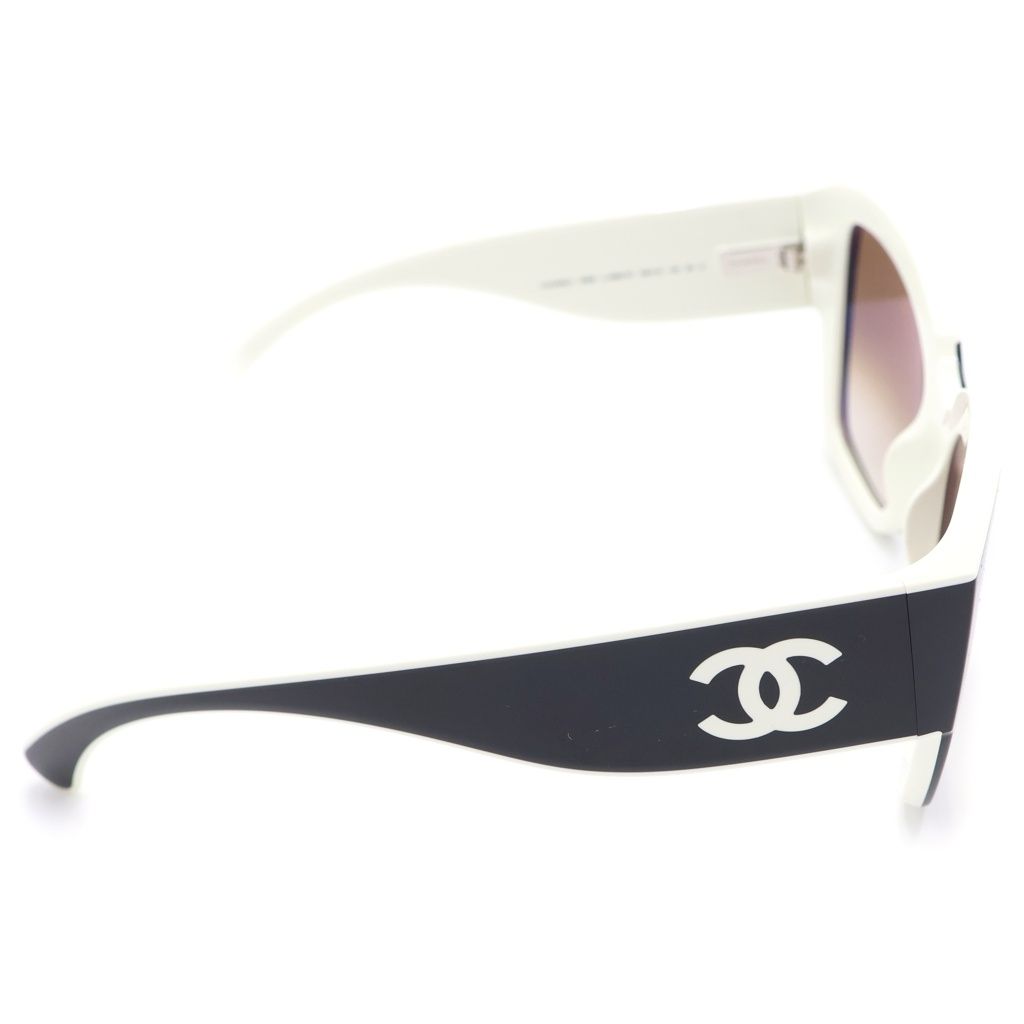 Chanel CC Logo Sunglasses Eyewe 53 19 White Eyewear — view 3