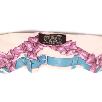 Hermes Grand Manege Twilly Scarf Pink Multicolor — view 5