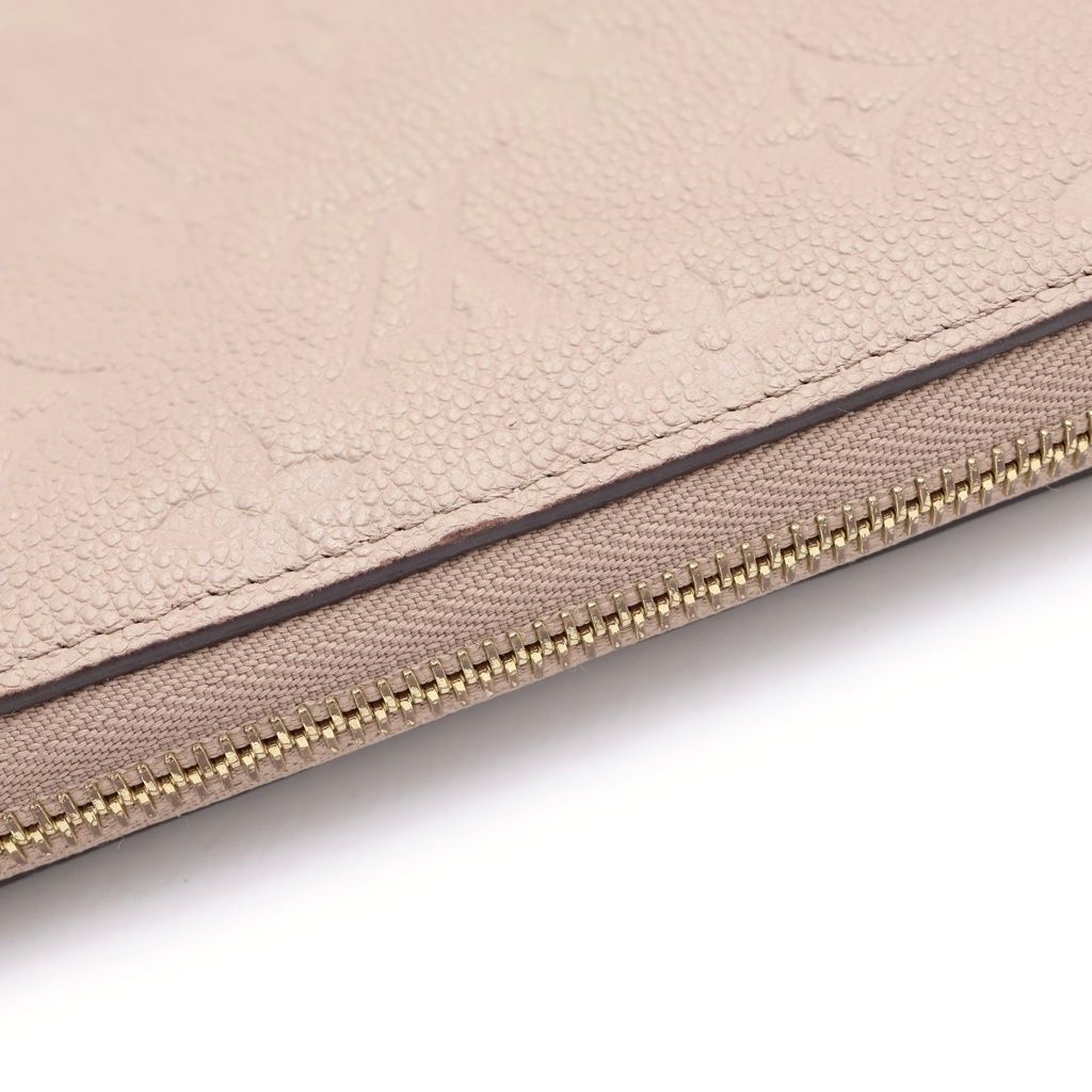 Louis Vuitton Monogram Empreinte Zippy Wallet Gray — view 5