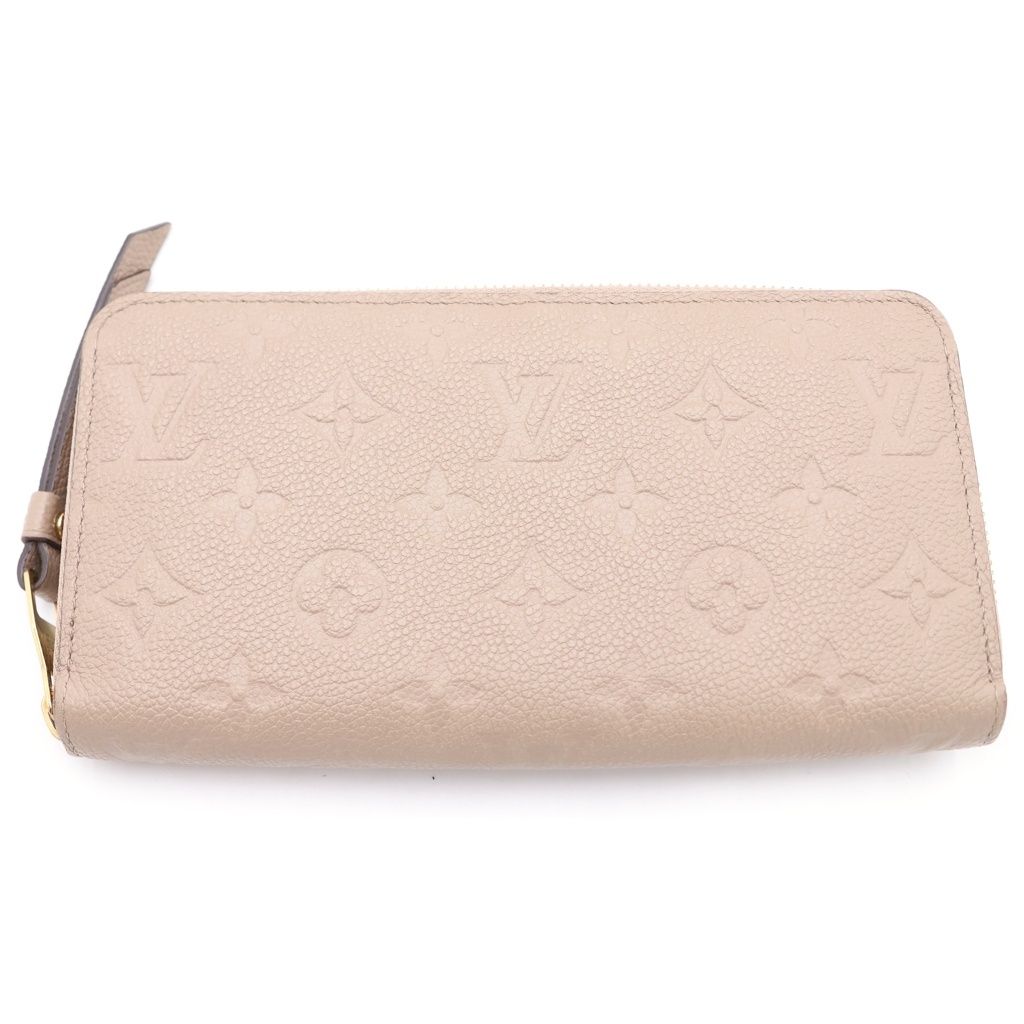 Louis Vuitton Monogram Empreinte Zippy Wallet Gray