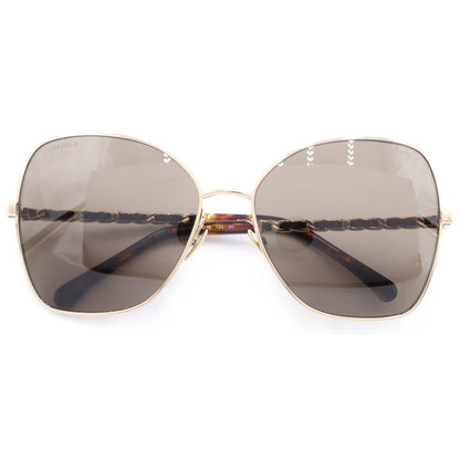 Chanel Sunglasses Eyewe 59 16 Brown Gold Eyewear