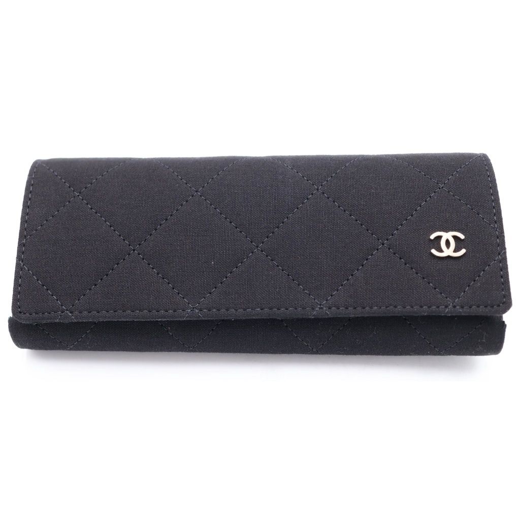 Chanel CC Logo Calfskin Denim Sunglasses Eyewe 56 18 Gold Blue Eyewear — view 6