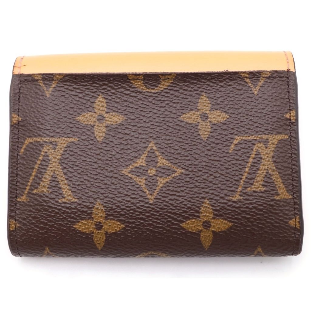 Louis Vuitton Compact Wallet Monogram Brown Orange — view 2