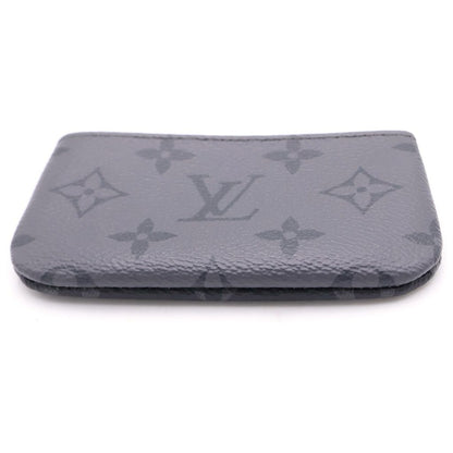 Louis Vuitton Monogram Eclipse Pochette Cles Key Case Coin Gray Key Holder — view 4