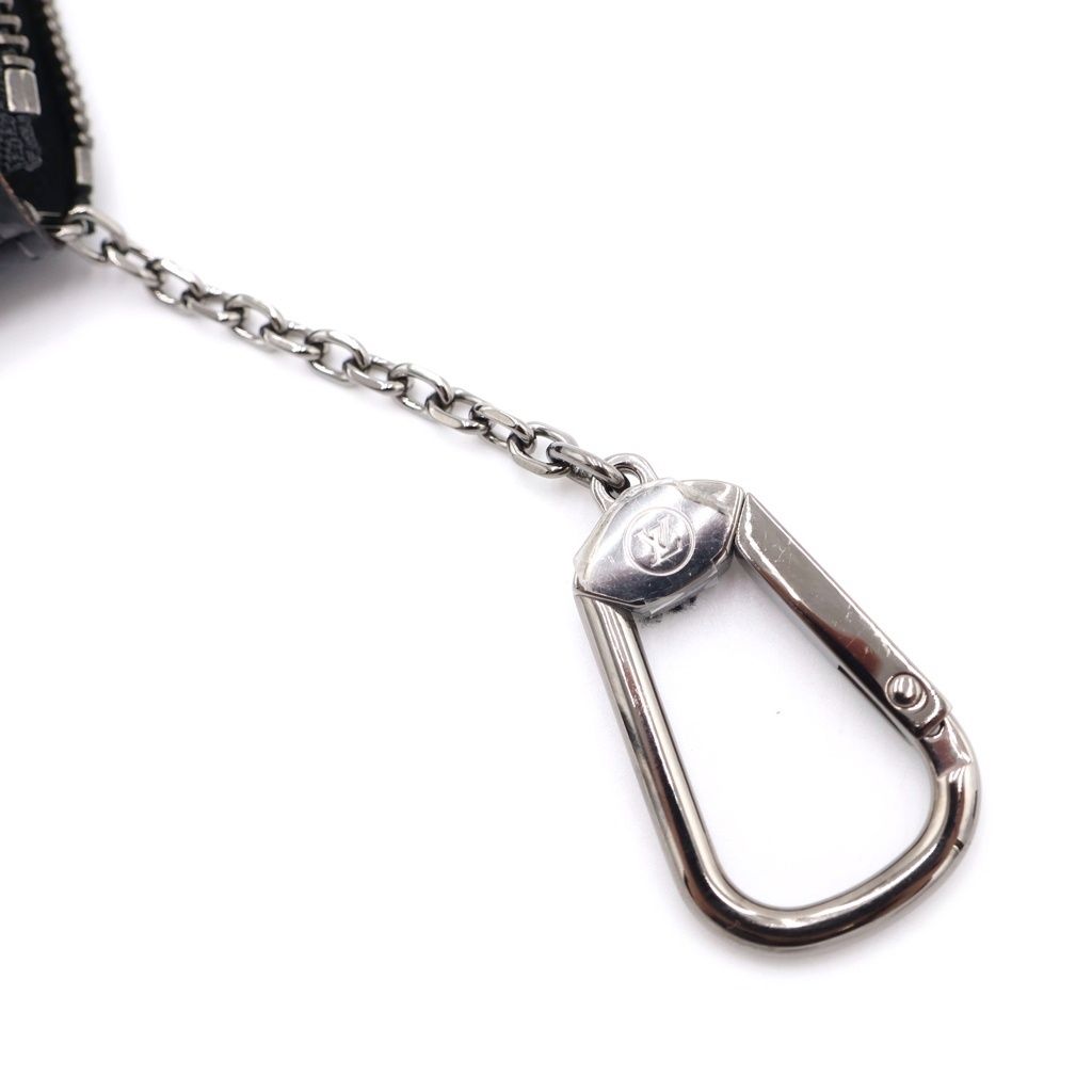 Louis Vuitton Monogram Eclipse Pochette Cles Key Case Coin Gray Key Holder — view 6