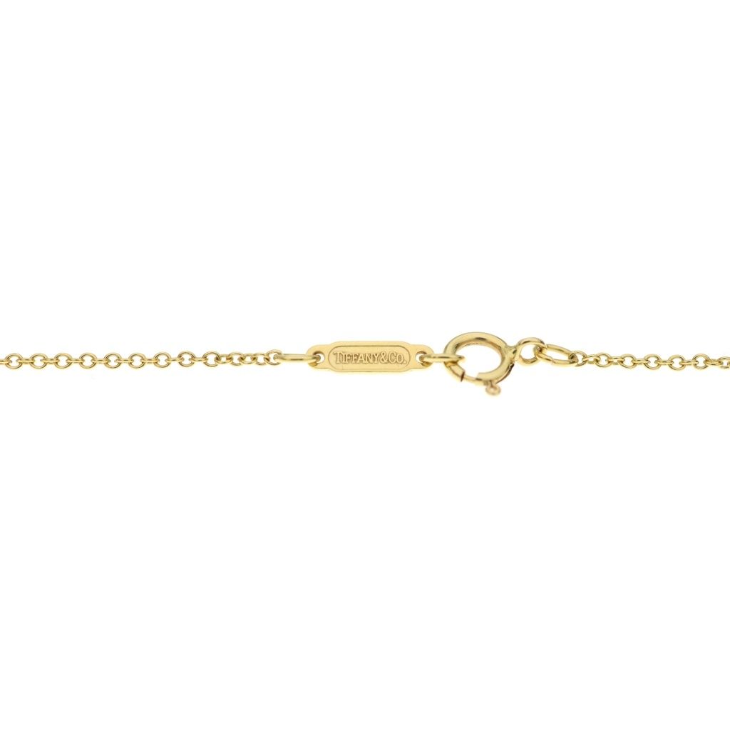 Tiffany & Co Triplestar Diamond 18K Yellow Gold Necklace — view 6