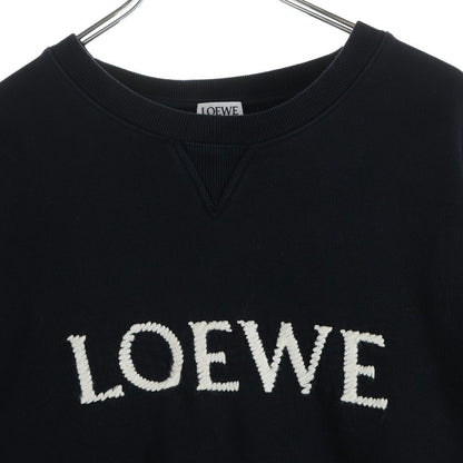 Loewe Regular Fit Sweatshirt Kuru Necksweatshirt Logo Embroidery Black — view 3