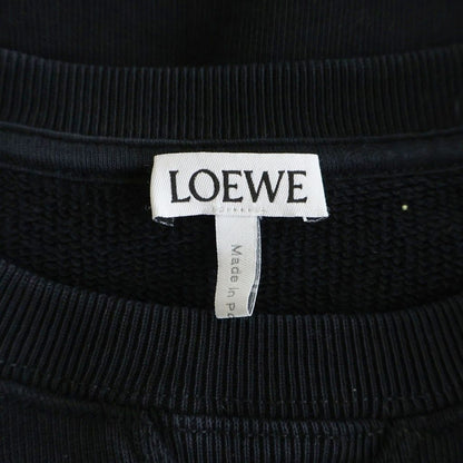 Loewe Regular Fit Sweatshirt Kuru Necksweatshirt Logo Embroidery Black — view 7